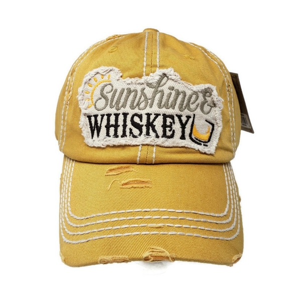 KBETHOS Accessories - Vintage Style Sunshine & Whiskey Ballcap